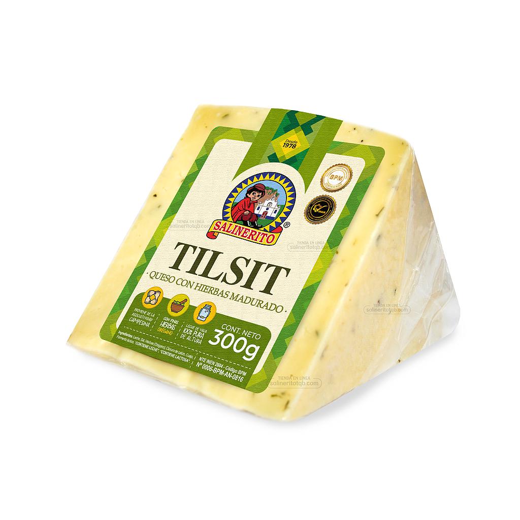 Queso tilsit oregano Salinerito 300g